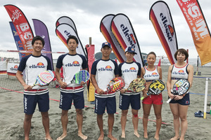 エレッセ、国別対抗戦出場のビーチテニス日本代表にオフィシャルウエア提供