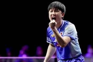 快勝の張本智和、決勝で激突可能性の両雄は「どちらも格上」　日本のエースがアメリカ勢撃破で戴冠に王手【WTTチャンピオンズ横浜】