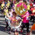 太陽の塔の仮装をして参加（大阪マラソン2015）