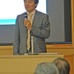 「自転車施策の取り組み」について解説した国土交通省の奥田秀樹さん