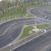 鈴鹿サーキットの約1/10のレンタルカートコース建設中の様子（3月30日撮影）