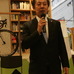 記者会見に同席したミヤタサイクルの高谷信一郎社長