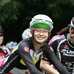 NHK BS1の自転車番組「チャリダー」の収録もあり、番組レギュラーの朝比奈彩が参加