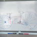 TCF子供のための自転車学校はお絵描きから3本ローラーまでやる