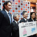 日本ラグビーフットボール協会とイーオンによる公式語学トレーニングサポート発表（1月16日、都内）