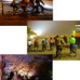 自転車乗りとランナーが集まり、夜の水辺を散策する（画像＝一般社団法人水都大阪パートナーズ）