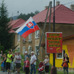 沿道にはスロバキア国旗（ツール・ド・ポローニュ14）