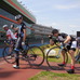 バンクを疾走できる自転車イベントが快晴の立川競輪場で開催