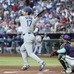 【MLB】大谷翔平、中堅フェンス直撃大飛球の“174キロ”二塁打でチャンスメーク　フリーマンの犠飛で先制点