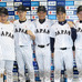 日米野球第3戦でノーヒットノーランリレーを展開した日本投手陣（2014年11月15日）（c）Getty Images