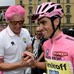 2015年ジロ・デ・イタリア第21ステージ、アルベルト・コンタドール（ティンコフ・サクソ）とオレグ・ティンコフ