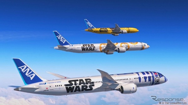 ANA、スター・ウォーズ・プロジェクト特別塗装機第3弾「C-3PO」が登場