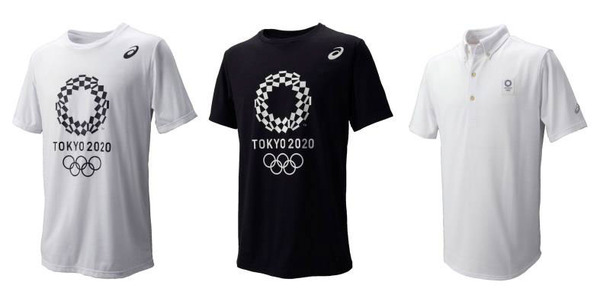 希少！東京2020オリンピック アシックス ピンバッジ 7点セットTシャツ付き 東京オリンピック公式ライセンスグッズ新作を発売…アシックス