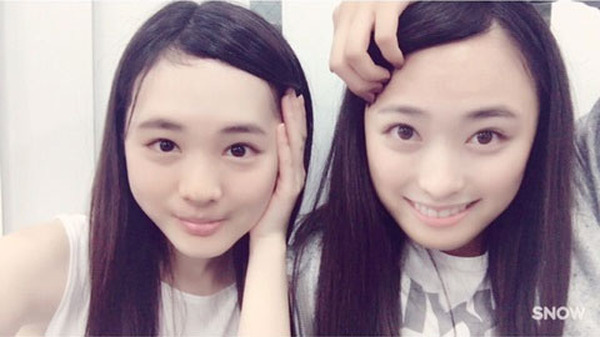 まいんちゃんこと福原遥、桜田ひよりと顔交換アプリでクイズ出題 2枚目の写真・画像 CYCLE やわらかスポーツ情報サイト