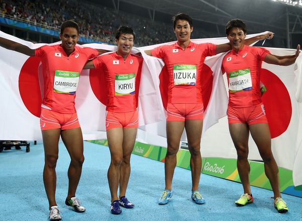 リオ2016】男子400メートルリレー、日本がアジア新記録で