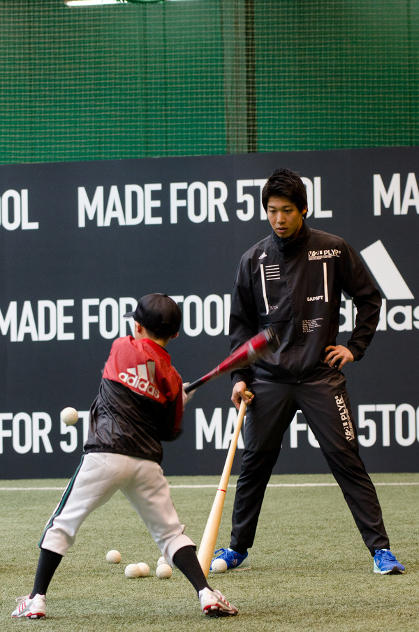 ヤクルト・山田、楽天・則本らがアディダス発表会と野球教室 10枚目の