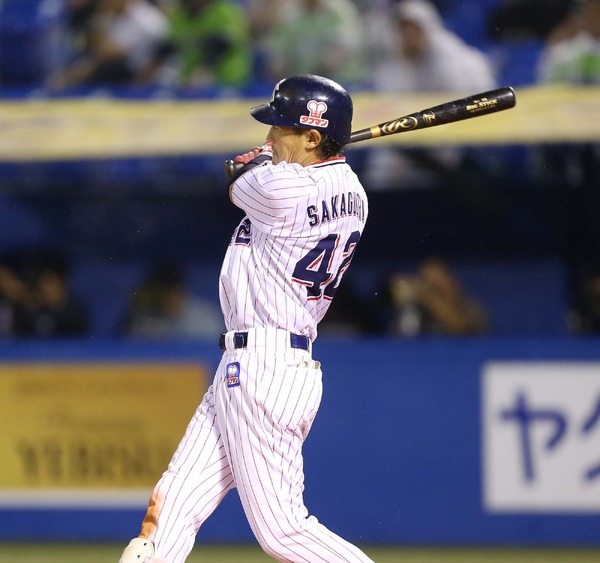ヤクルト・坂口智隆、ローリングスとアドバイザリースタッフ契約