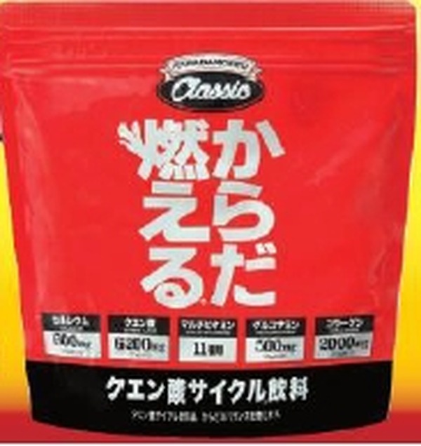 からだ燃える（クエン酸サイクル飲料）2袋 阪神タイガース承認のクエン酸サイクル飲料「からだ燃える500g 」発売