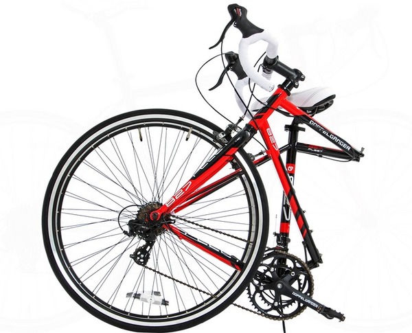 ドッペルゲンガー 827 折りたたみロードバイク 赤 - 自転車