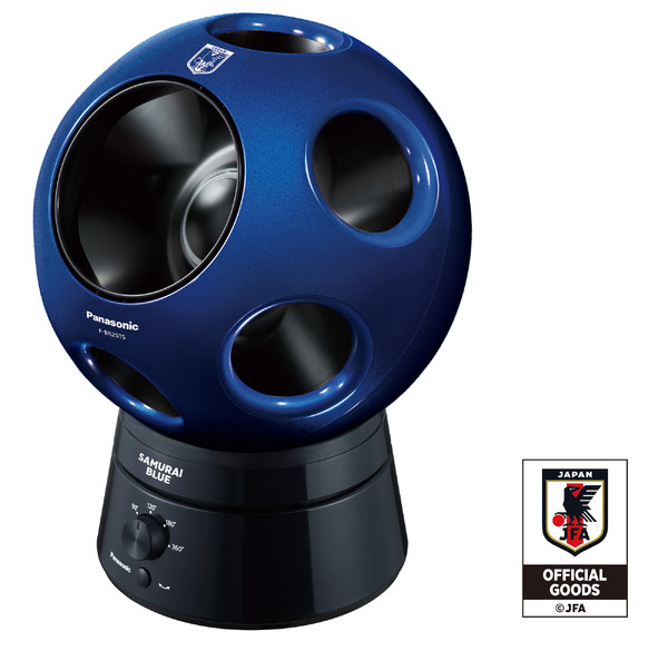 限定 Panasonic 創風機Q サッカー日本代表ver. サーキュレーター＋扇風機「Q」のサッカー日本代表モデル限定発売