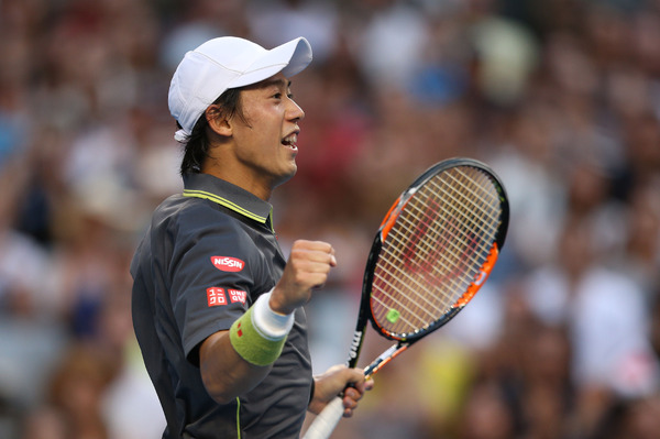 【全豪オープン15】錦織圭は4年連続のベスト16進出、1stセットダウンから逆転勝利 CYCLE やわらかスポーツ情報サイト