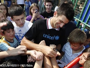 ノバク・ジョコビッチ、ユニセフ国際親善大使に就任 画像