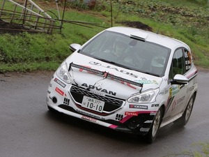 【全日本ラリー 第5戦】プジョー 208 GTi、初日クラス2位もコースオフでリタイヤ 画像