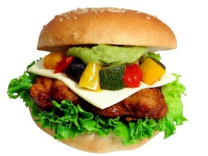 EXILEのUSAとコラボ、『プレミアムジャークチキンバーガー』発売 画像