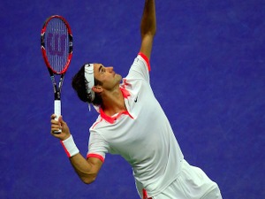 【全米オープン15】フェデラー準々決勝進出…イスナーをストレートで破る 画像