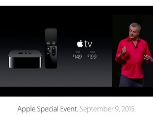 新型「Apple TV」発表…タッチ操作＆Siriで検索 画像