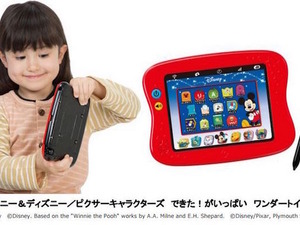 タカラトミー、ディズニーアプリ109種内蔵のタブレット型玩具発売 画像
