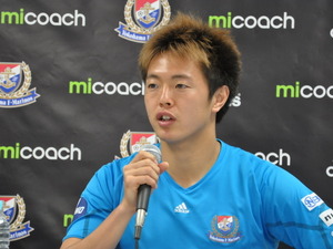 【アディダス miCoach elite 国内導入】トレーニング数値化で進化を促す、マリノス齋藤選手の柔軟性 画像