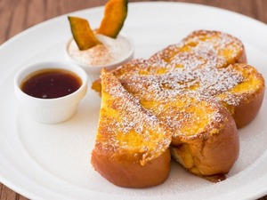 【おやつ】サラベスでハローウィーン・メニュー「パンプキン・フレンチトースト」 画像