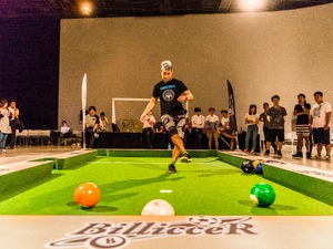ビリヤード×サッカーで「ビリッカー」、関東大会開催…足でプレイするビリヤード！ 画像