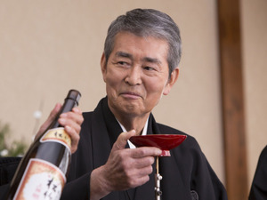 渡哲也、仕事復帰はおなじみ「松竹梅」の新CM…舘ひろし、神田正輝ら石原プロが総出演 画像