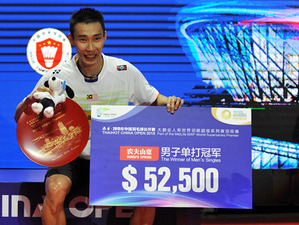 リー・チョンウェイが2大会連続連勝…バドミントン 画像