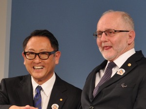 トヨタ豊田社長「スポーツの感動広げたい」 画像