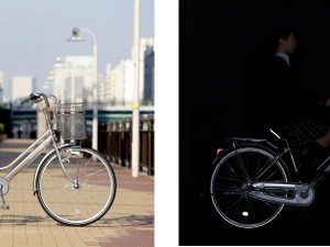 光って見えるカインズの自転車「キラクル」 画像