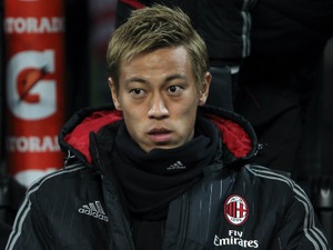 本田圭佑、8試合ぶり出場なし…ACミラン、昇格組カルピと引き分け 画像