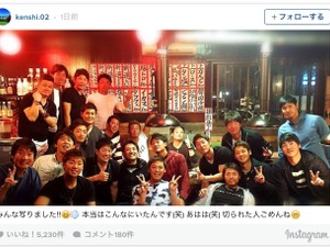 日本ハム・杉谷拳士、中田翔が率いる「中田会」開催を報告 画像