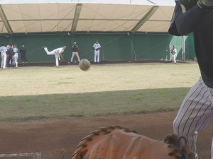 藤浪晋太郎の剛速球を体験！2016年版「投球体感映像」公開　甲子園歴史館 画像