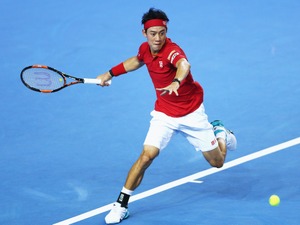 錦織圭が勝利、日本はデビスカップ1勝1敗でスタート 画像