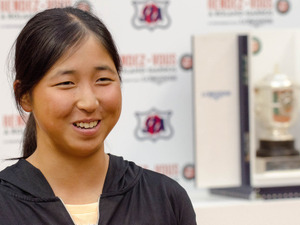 「チャレンジャーの気持ちで」17歳・清水綾乃、全仏オープン・ジュニアのワイルドカード選手権に 画像