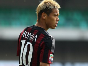 本田圭佑、ミランで先発続き「嬉しい。A代表ではフォワード」ハリルホジッチ監督 画像