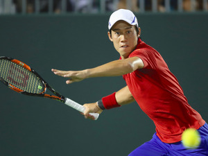 錦織圭、マイアミ・オープン準々決勝の相手はエンターテイナー 画像