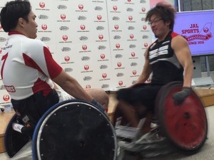 またの名を「殺人球技」…激しさに報道陣どよめくウィルチェアーラグビー 画像