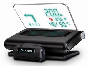 ガーミン、iPhoneユーザー向けのHUDタイプカーナビを発売 画像