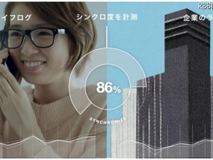 メガネ型ウェアラブルを付けるだけで面接・就活…DODAが実験開始 画像