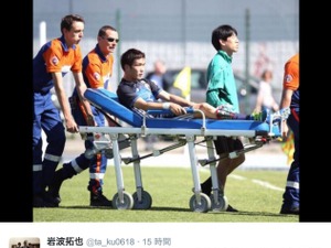 サッカーU-23日本代表・岩波拓也、左ヒザ靱帯損傷で離脱「必ず復帰したい」 画像