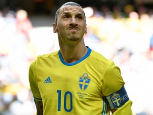 スウェーデン代表のイブラヒモビッチ、EURO4大会連続ゴールに挑戦 画像